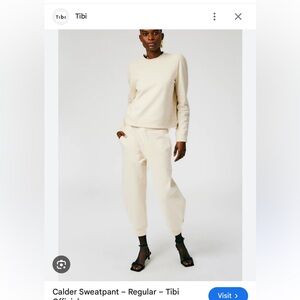 Tibi Calder Sweatpant Size Small